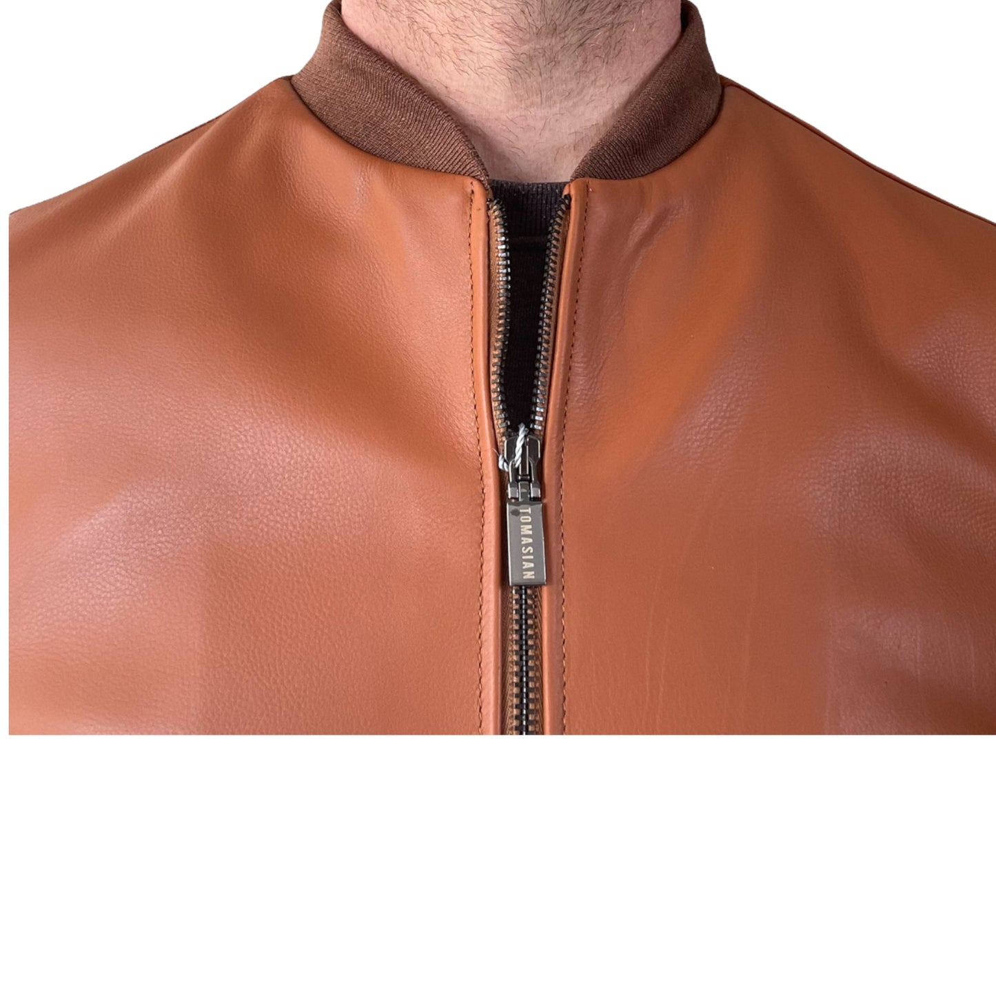 COLLEGE leather jacket