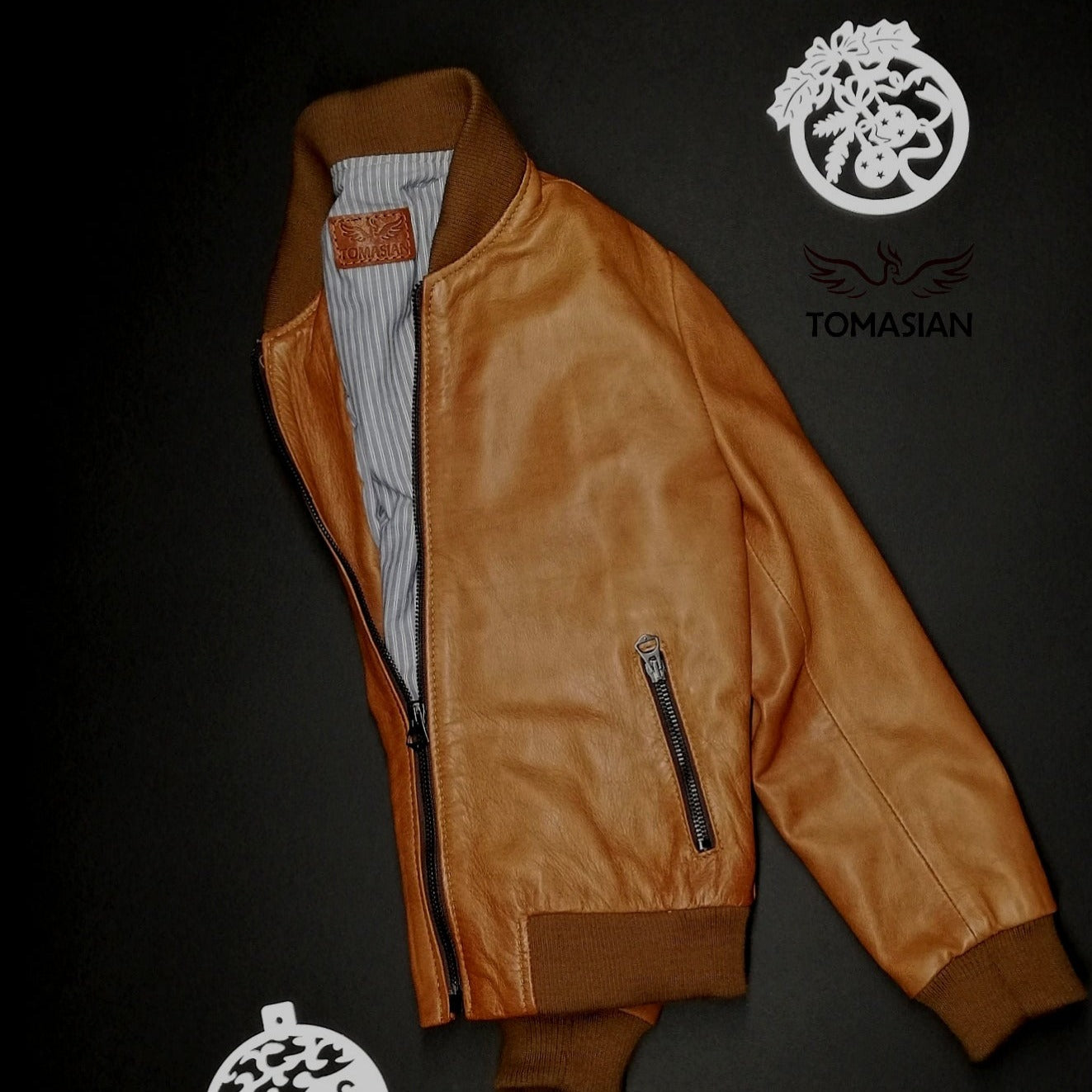 Boy leather jacket